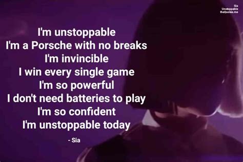 I’m Unstoppable Memorable Quotes From Movies Tv Shows And Songs