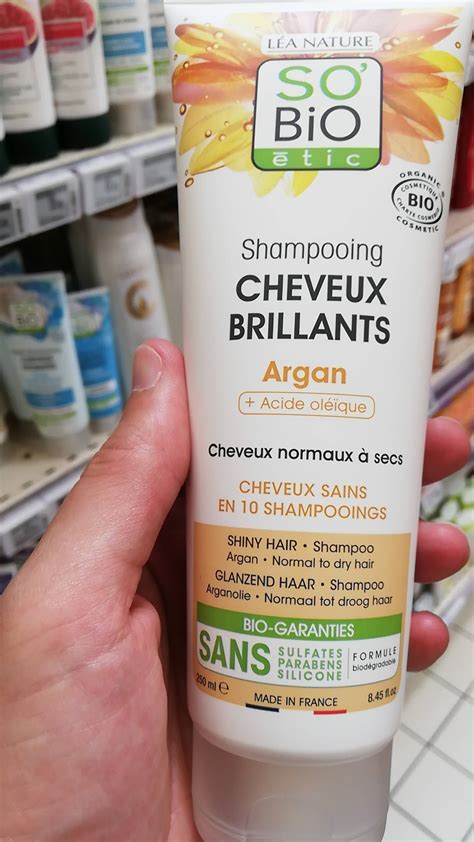 Composition So Bio Tic Argan Acide Ol Que Shampooing Cheveux