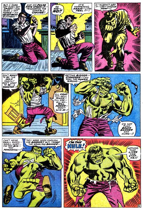 Vintage Hulk Comic Art By Marie Severin