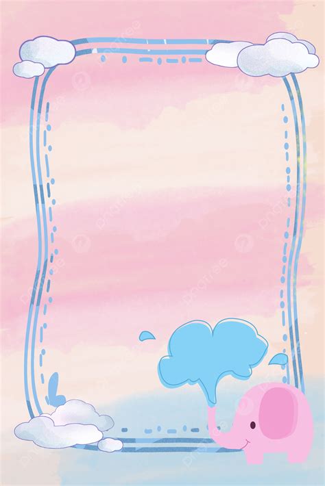 Flat Geometric Elephant Graphic Material Background Flat Elephant