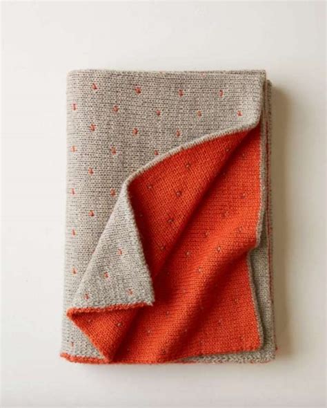 Double Knit Blanket Knitting Pattern – Knitting