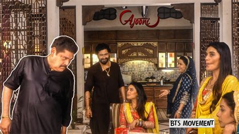 BTS Shoot Of Ajooni Shoaib Ibrahim Ayushi Khurana On Location