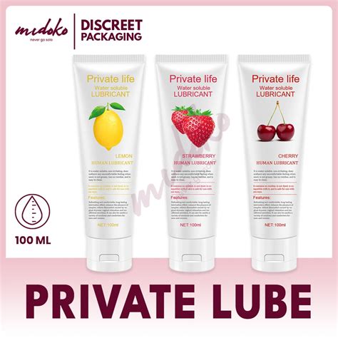 Midoko Private Life Ml Strawberry Water Based Lubricant Sex Toy Lube