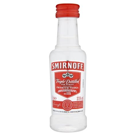 Smirnoff Vodka 5cl Miniature Selva Store Uk