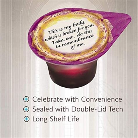 Celebration Cup - Prefilled Communion Cups and Wafer Set ...