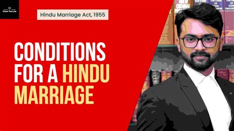 Hindu Marriage Act 1955 Lecture II Conditions For A Hindu Marriage