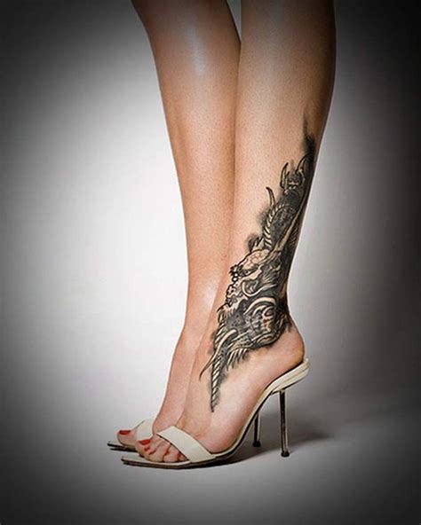 Ankle Scar Coverup Calf Tattoos For Women Ankle Tattoo Ankle