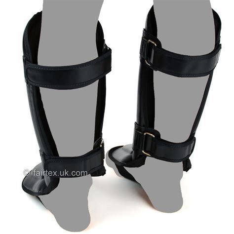 Защита голени и стопы Fairtex (SP3, Черный) купити в магазині Forbox