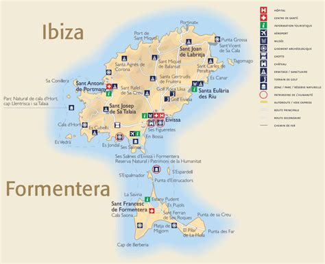 Ibiza Tourisme ≡ Voyage Carte Plan