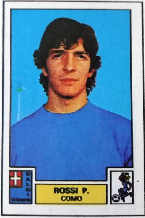 Paolo Rossi Lesordio In Serie A Con Il Como Una Presenza Completa E