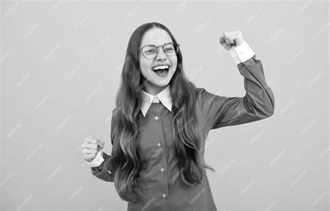 Premium Photo Education Is The Key To Success Happy Tween Girl Show