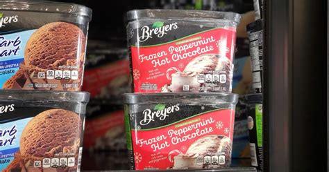 Breyers Frozen Peppermint Hot Chocolate Ice Cream In Stores Now