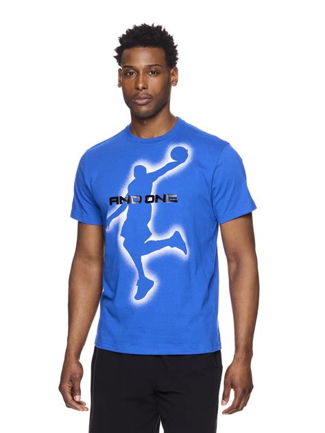 And1 Mens And Big Mens Active Stenciled Graphic T Shirt Up To Size