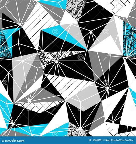 Seamless Hatching Pattern Cartoon Vector CartoonDealer 100735903