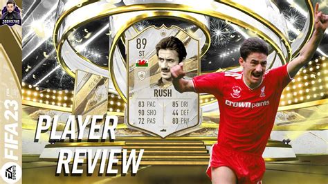 THE BEST ICON FINISHER IN FIFA 23 89 MID ICON IAN RUSH PLAYER REVIEW