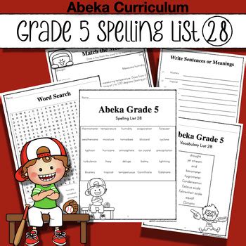 Abeka Spelling Vocabulary Poetry Th Edition Full Year Practice