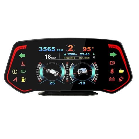 Smart Car Head Up Display Obd Gps Auto Hud Medidor De Computador De