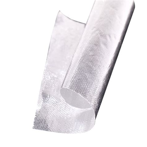 Silver Heat Insulation Aluminum Foil Laminated Fiber Glass Cloth