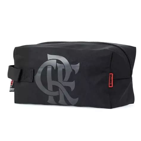 Estojo Necessaire Frasqueira Esportiva Flamengo Rubro Negro MercadoLivre