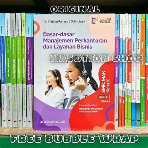 Jual Buku Dasar Dasar Manajemen Perkantoran Layanan Bisnis Kelas 1