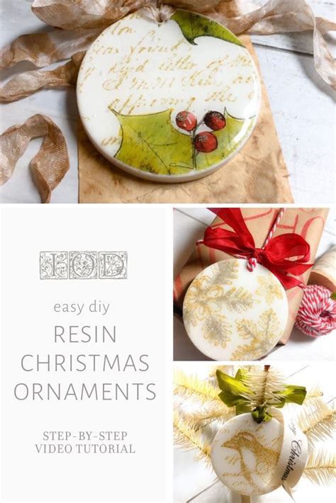 Iod Design Team Diy Resin Christmas Ornaments Iod Public