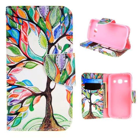 Pour Samsung Galaxy Core Plus G Coque Tui Housse Arbre De Vie