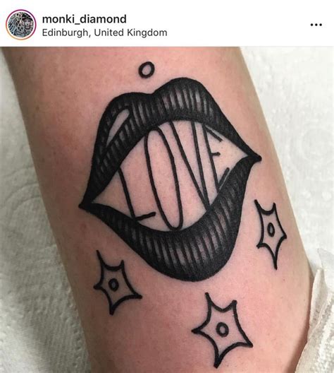 Pin By Carrie S On Lips Tattoo Lips Tattoo Tattoos Triangle Tattoo