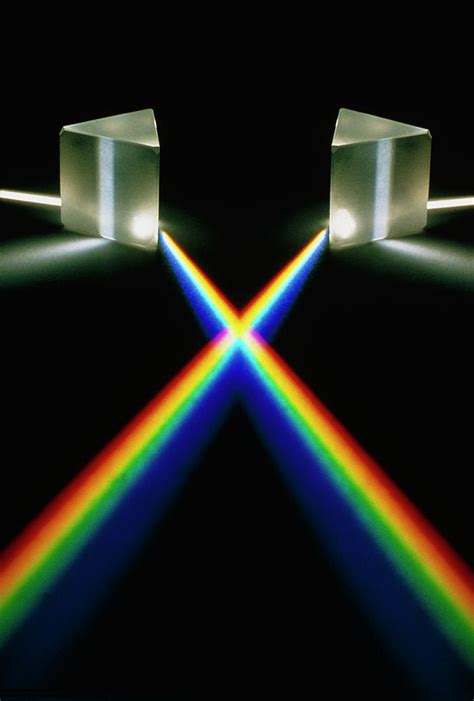 Light Passing Through Prism Photograph By David Parkerscience Photo