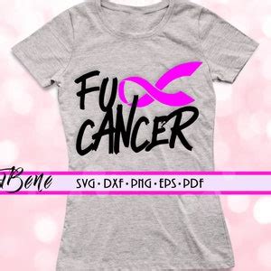 Fuck Cancer SVG Cancer Ribbon Svg Cancer Survivor Svg Awareness Ribbon SVG Breast Cancer Ribbon