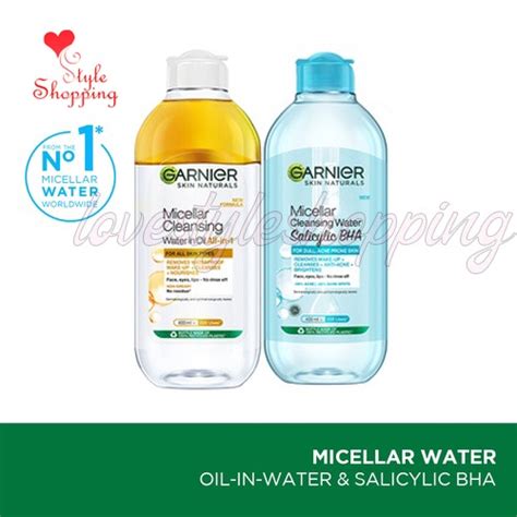 Jual Garnier Micellar Oil Infused Cleansing Water Ml Salicylic Bha