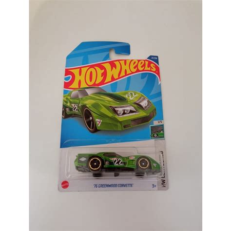 MATTEL HOTWHEELS Hot Wheels 格林伍德克爾維特壓鑄風火輪原裝美泰 蝦皮購物
