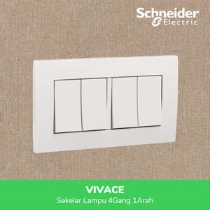 promo schneider saklar  gang  gang frame vivace kbweg