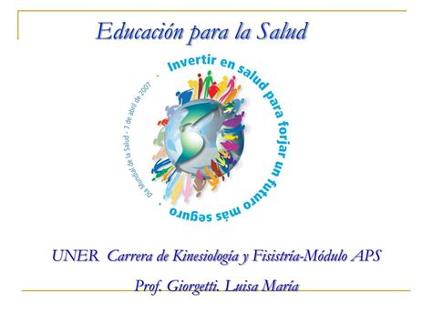 Ppt Educación Para La Salud Powerpoint Presentation Free Download