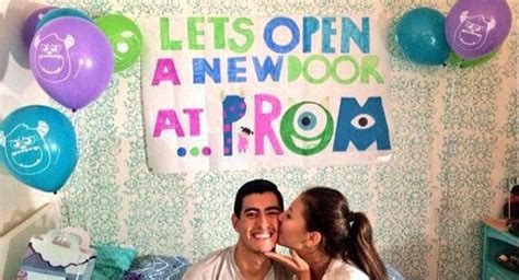 Monsters Inc Promposal Cute Prom Proposals Prom Proposal Homecoming Proposal