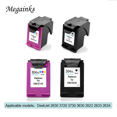 Ink Cartridge 304xl Replacement For Hp304 Hp 304 Xl Deskjet Envy 2620