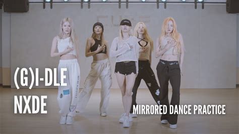 G I Dle Nxde Mirrored Dance Practice Youtube