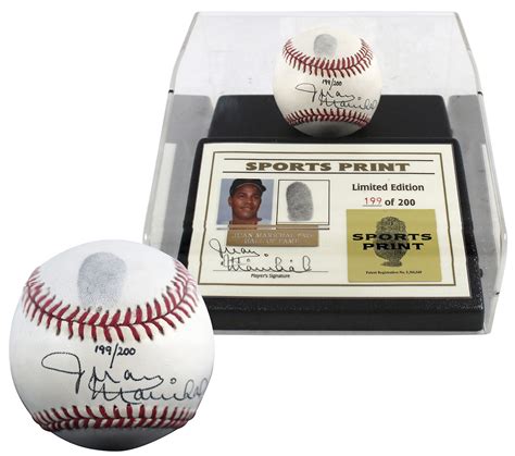 Lot Detail Juan Marichal Signed Limited Edition Onl Baseball With