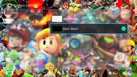 Switch Game Collage Settings Settings Themes Themezer