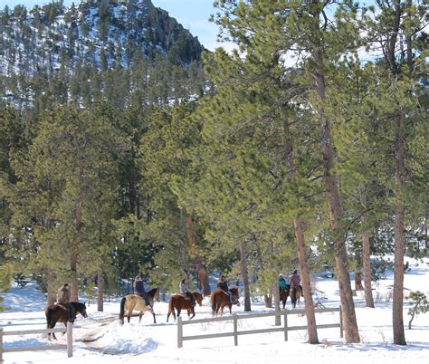 Sundance Trail Guest Ranch Winter Horseback Riding