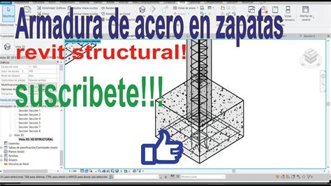 Colocacion De Aceros En Zapatas En Revit Estructural Youtube