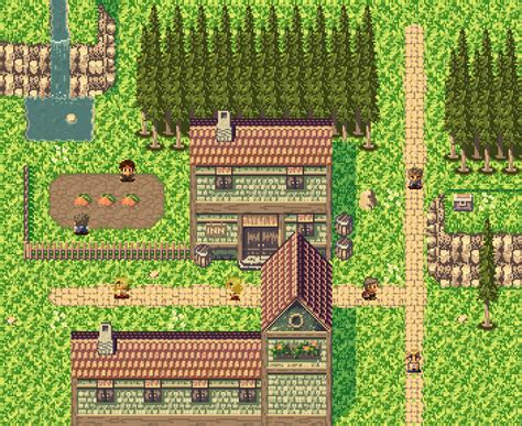 rpg town pixel art assets opengameartorg