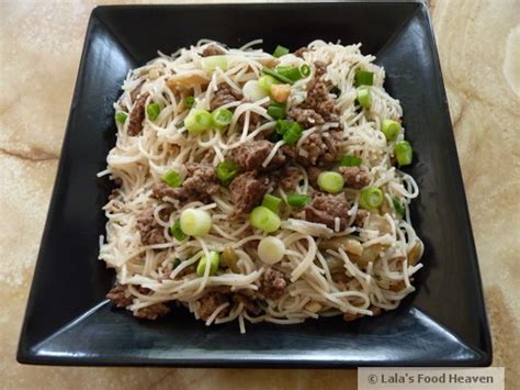 Lalas Food Heaven Stir Fried Beef Rice Noodles