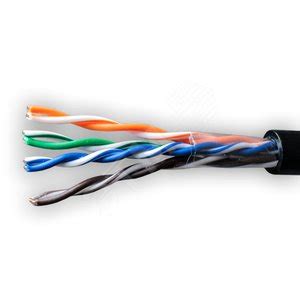 Витая пара UTP 4 пары AWG 24 Cat.5e внешняя Cu Median (UTP 4x2x0,46 Out ...
