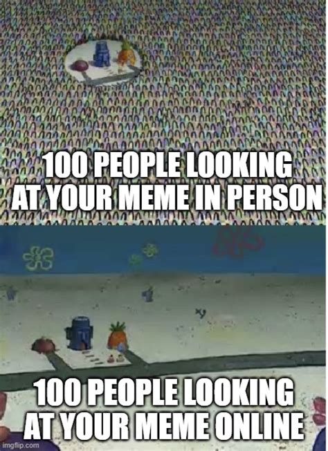 Spongebob Crowd meme template Latest Memes - Imgflip