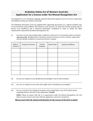 Fillable Online Mutual Recognition Form And Statutory Declaration Fax