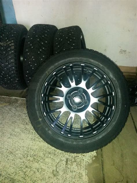 Кованый диск Slik L1818 6.5x15/4x98 D58.6 ET32 mb + Зимняя шина Nokian ...
