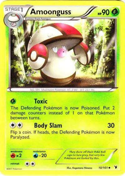 Pokemon Black White Noble Victories Single Card Uncommon Amoonguss 10