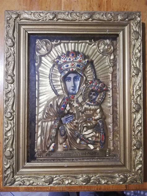 Obraz religijny Matka Boska Czestochowska Czarna Madonna Przemyśl OLX pl