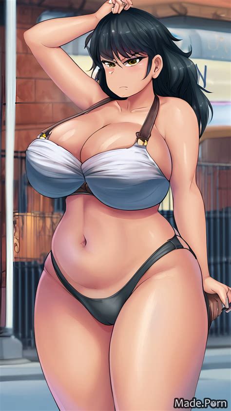 Porn Image Of Woman Ssbbw Thick Thighs Colombian Big Hips Short Created By AI