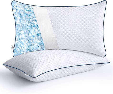 Amazon Sofslee Shredded Memory Foam Pillows King Size Set Of